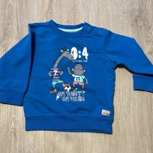 Blue Kids Shirt‎ with Fun Graphic